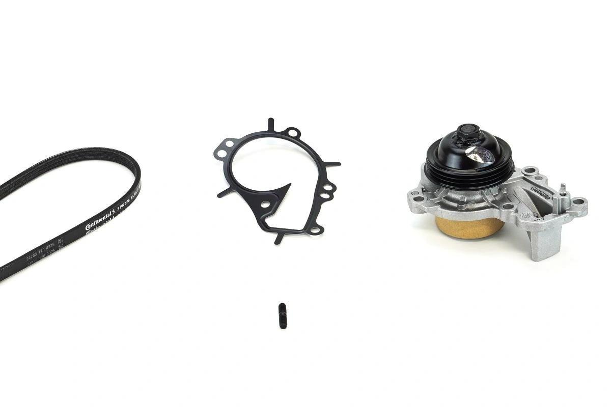 Water Pump + V-ribbed Belt Kit